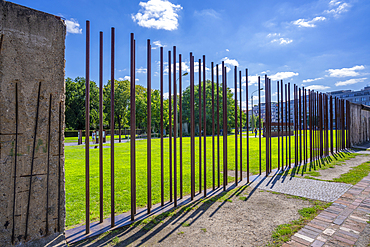 View of the Berlin Wall Memorial, Memorial Park, Bernauer Strasse, Berlin, Germany, Europe