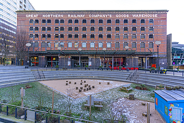 View of Great Northern Complex and Great Northern Square, Manchester, Lancashire, England, United Kingdom, Europe