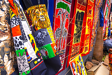 View of colourful souvenirs at Blyde River Canyon, Province of Mpumalanga, South Africa, Africa