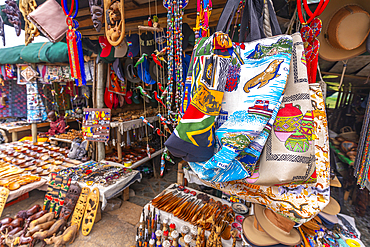 View of colourful souvenirs at Blyde River Canyon, Province of Mpumalanga, South Africa, Africa