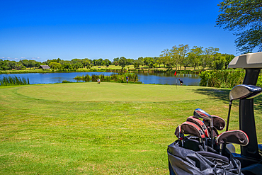 View of Skukuza Golf Course in Kruger National Park, South Africa, Africa