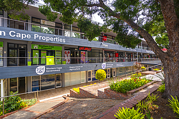 View of shops in the Demar Centre, Knysna Central, Knysna, Western Cape Province, South Africa, Africa