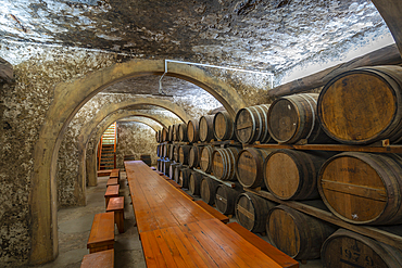 View of wine sampling cellar at Robertson Kooperatiewe Wynmakery, Robertson, Western Cape, South Africa, Africa