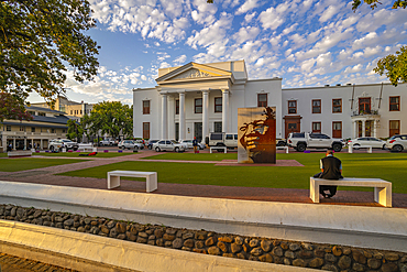 View of Stellenbosch Town Hall, Stellenbosch Central, Stellenbosch, Western Cape, South Africa, Africa