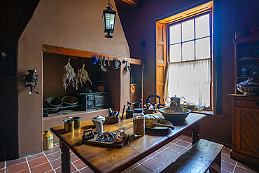 View of interior of Grosvenor House Museum, Stellenbosch Central, Stellenbosch, Western Cape, South Africa, Africa