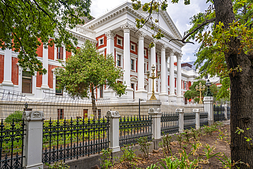 View of Parliament of South Africa Building, Cape Town, Western Cape, South Africa, Africa