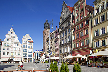 Market Square, Old Town, Wroclaw, Silesia, Poland, Europe