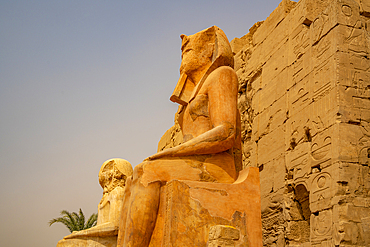 View of Karnak Temple Complex, UNESCO World Heritage Site, near Luxor, Thebes, Egypt, North Africa, Africa