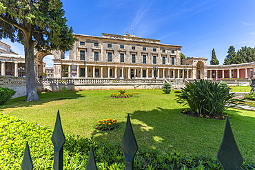 View of Corfu Museum of Asian Art in Anaktoron Square, Corfu Old Town, UNESCO World Heritage Site, Corfu, The Ionian Islands, Greek Islands, Greece, Europe