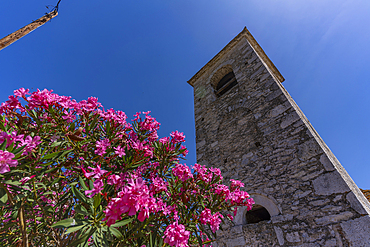 View of Church of Agia Paraskevi in Theologos, Theologos, Thassos, Aegean Sea, Greek Islands, Greece, Europe