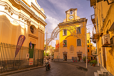 View of Associazione Amici del Museum del Mare on Via Luigi Mazzella, Port of Ischia, Island of Ischia, Campania, Italy, Europe