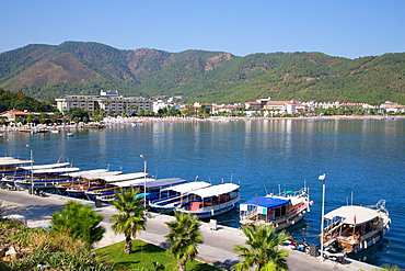 Boats in The Bay, Icmeler, Marmaris, Anatolia, Turkey, Asia Minor, Eurasia