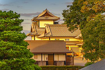 View of Hashizume-mon Gate, Kanazawa Castle, Kanazawa City, Ishikawa Prefecture, Honshu, Japan