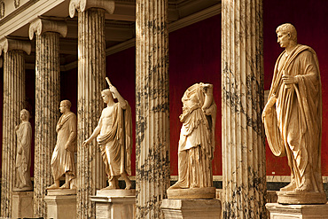 Interior, NY Carlesberg Glyptotek Art Museum, Copenhagen, Denmark, Scandinavia, Europe