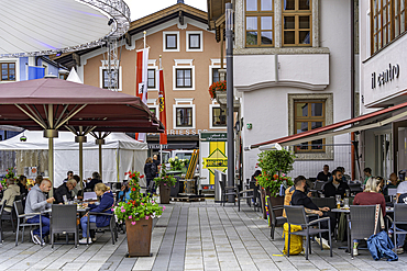 View of town centre during summer, Kaprun, Zell am See, Salzburg, Austria, Europe