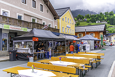 View of town centre during summer, Kaprun, Zell am See, Salzburg, Austria, Europe