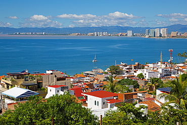 View of Downtown, Puerto Vallarta, Jalisco, Mexico, North America