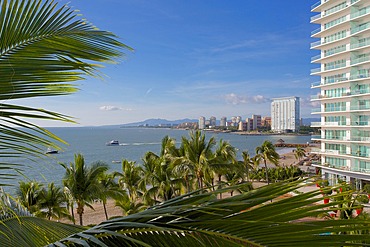 Hotel scene, Puerto Vallarta, Jalisco, Mexico, North America