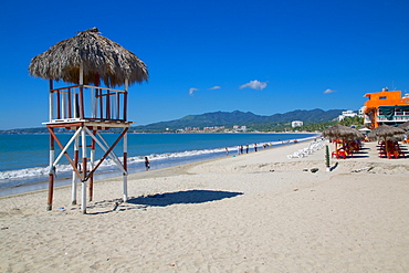 Beach scene, Bucerias, Nuevo Vallarta, Nayarit, Mexico, North America