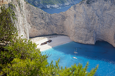 Shipwreck Bay, Zakynthos, Ionian Islands, Greek Islands, Greece, Europe