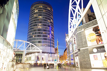 Bullring Shopping Centre at Christmas, City Centre, Birmingham, West Midlands, England, United Kingdom, Europe