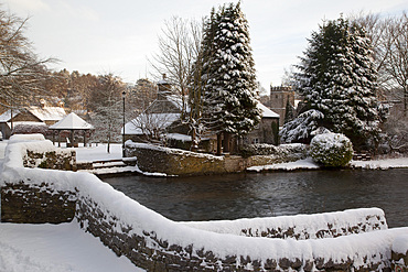 Sheepwash Bridge, Ashford in the Water, Derbyshire, England, United Kingdom, Europe