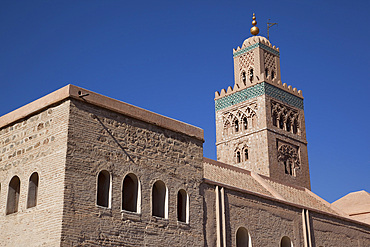 Minaret of the Koutoubia Mosque, Marrakesh, Morocco, North Africa, Africa