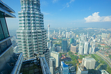 View from Petronas Towers, Kuala Lumpur, Malaysia, Southeast Asia, Asia