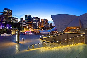 Sydney Opera House at Dusk, Sydney, New South Wales, Australia, Oceania