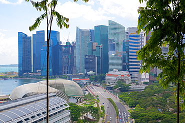 City Skyline from South Beach, Singapore, Southeast Asia