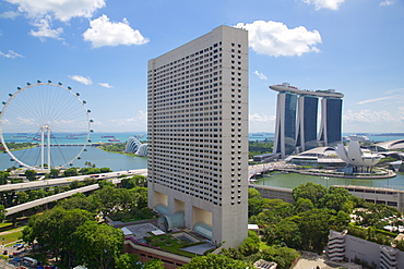 Singapore Flyer from South Beach, Singapore, Southeast Asia