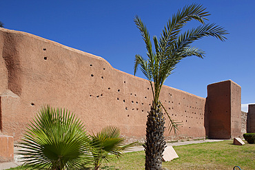 Walls of the Old and Medina, Marrakesh, Morocco, North Africa, Africa