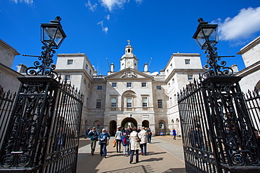 Entrance to Horse Guards Parade, Whitehall, Westminster, London, England, United Kingdom, Europe