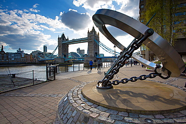 Tower Bridge and River Thames, London, England, United Kingdom, Europe