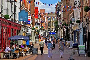 Shopping off Iron Gate, Derby, Derbyshire, England, United Kingdom, Europe