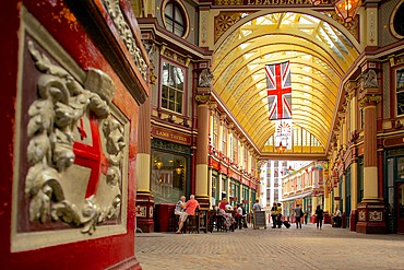 Leadenhall Market, City of London, London, England, United Kingdom, Europe
