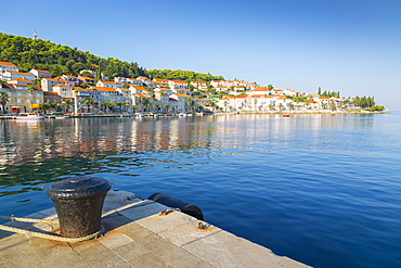 Harbour at Korcula, Korcula, Dalmatia, Croatia, Europe