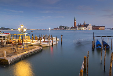 View to San Giorgio Maggiore, Venice, UNESCO World Heritage Site, Veneto, Italy, Europe