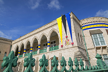 Parliament Building in National Heroes Square, Bridgetown, St. Michael, Barbados, West Indies, Caribbean, Central America