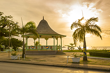 Bandstand and Brownes Beach, Bridgetown, St. Michael, Barbados, West Indies, Caribbean, Central America