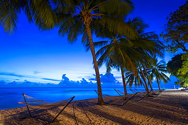 Sunset at Savannah Beach, Christ Church, Barbados, West Indies, Caribbean, Central America