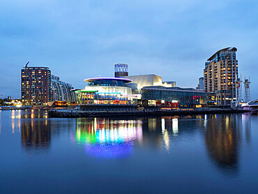 Quays Theatre and Lowry at Salford Quays, Manchester, England, United Kingdom, Europe