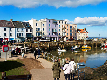 St. Andrews Harbour, St. Andrews, Fife, Scotland, United Kingdom, Europe