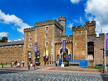 Cardiff Castle, Cardiff, Wales, United Kingdom, Europe