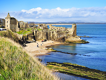 St. Andrews Castle, Fife, Scotland, United Kingdom, Europe