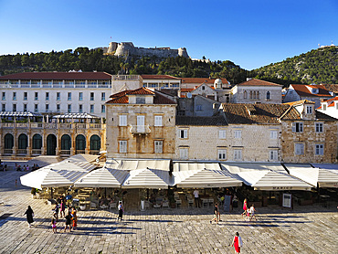 St. Stephens Square, Hvar, Croatia, Europe