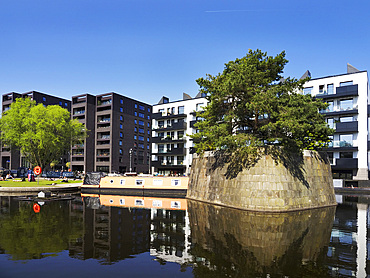 Modern Flats by New Islington Marina Manchester