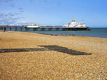 Shingle Beach and Pier at Eastbourne