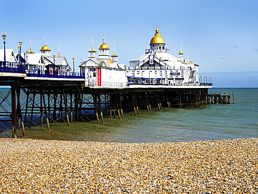 Shingle Beach and Pier at Eastbourne