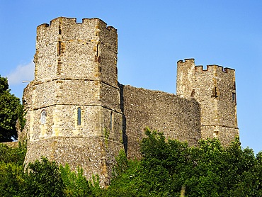 Lewes Castle at Sunset Lewes East Sussex